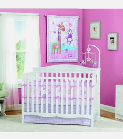 Listing 1 of 8 for Girls Cot bedding set