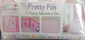 Listing 2 of 8 for Girls Cot bedding set