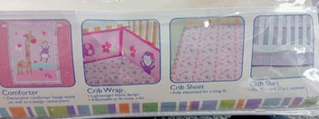 Listing 4 of 8 for Girls Cot bedding set