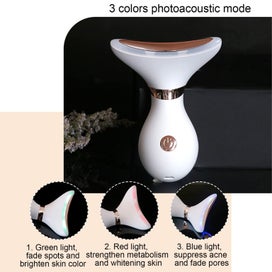 Listing 2 of 9 for Electric Face Massager, 3 Color Lights Fade Wrinkles Skin Tightening Machine,