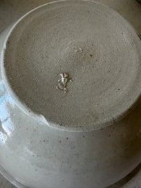 Listing 4 of 4 for 3 OF THE CUTEST POTTERY BOWLS FEATURING A BIRD !