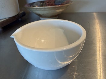 Listing 1 of 3 for A lovely little heavy white PESTLE, made in Germany