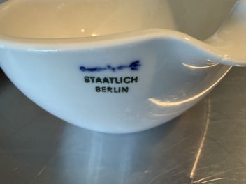 Listing 3 of 3 for A lovely little heavy white PESTLE, made in Germany