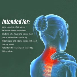 Listing 9 of 11 for Neck Support Posture Corrector Neck Brace 360 Degree Adjustable Cervical Trac