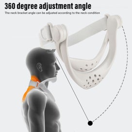 Listing 10 of 11 for Neck Support Posture Corrector Neck Brace 360 Degree Adjustable Cervical Trac
