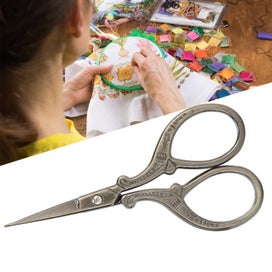 Listing 2 of 9 for Retro Sewing Scissors DIY HandMade CrossStitch Craft Vintage Embroidery Sciss
