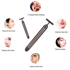 Listing 5 of 9 for Electric T-Shape Tools Face Lifting and Firming Tool,Electric Face Massager L