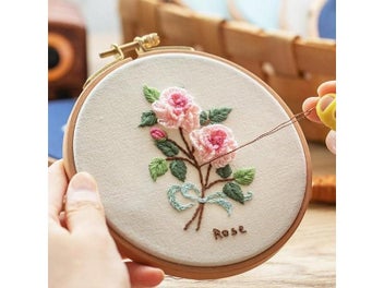 Listing 8 of 10 for 4-12inches Beech Wooden Embroidery Hoops Set For Sewing Craft