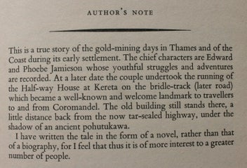 Listing 7 of 10 for Forbidden Marriage. Story of Early Settlers in Thames and on the Coast. SIGNED