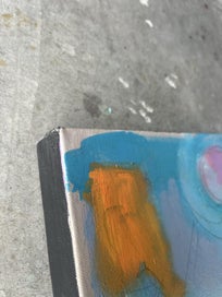 Listing 5 of 7 for To The Sea - abstract triptych painting by Stu Duval