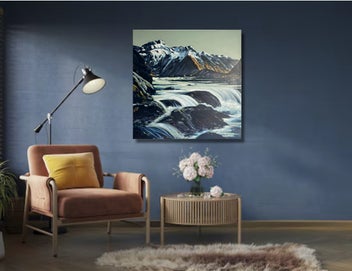 Listing 2 of 2 for Hooker River - Original Painting by Stu Duval