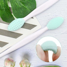 Listing 5 of 5 for 2PC Double-Sided Silicone Exfoliating Lip Brush Soft Cleaning Tool for Lips N