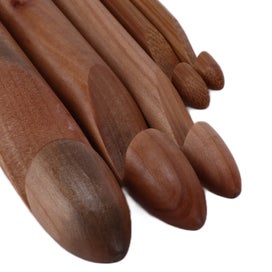 Listing 7 of 9 for 15Pcs Wooden Crochet Hooks Ergonomic Crochet Hook Set Inline Crochet Hooks Ki