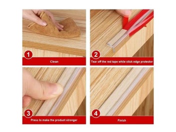Listing 6 of 10 for Table Edge Guard Protector Transparent Self Adhesive Kids Safety