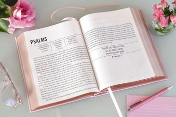 Listing 3 of 6 for The Jesus Bible, NIV Edition, Leathersoft over Board, Pink, Comfort Print