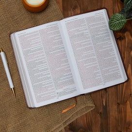 Listing 5 of 7 for KJV, Gift and Award Bible, Leather-Look, Green, Red Letter Edition
