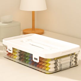 Listing 5 of 9 for Plastic Art Craft Sewing Supply Organizer Storage Containers with Lid, for Pa