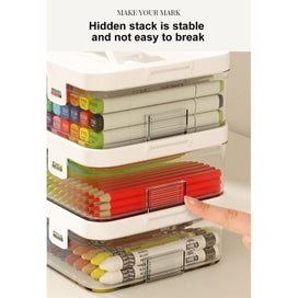 Listing 7 of 9 for Plastic Art Craft Sewing Supply Organizer Storage Containers with Lid, for Pa