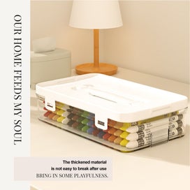 Listing 8 of 9 for Plastic Art Craft Sewing Supply Organizer Storage Containers with Lid, for Pa