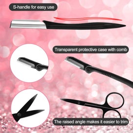 Listing 3 of 8 for Eyebrow Trimmers Set for Women and Men, 11 in 1 Eyebrow Tweezers Kit, Profess