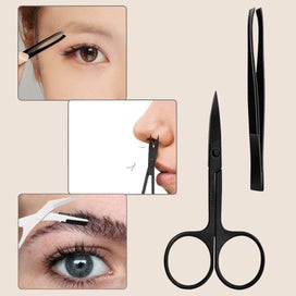 Listing 4 of 8 for Eyebrow Trimmers Set for Women and Men, 11 in 1 Eyebrow Tweezers Kit, Profess