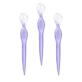 Listing 1 of 5 for 3Pcs Facial Razor Eyebrow Shaper beauty makeup tools Straight Handle Eyebrow