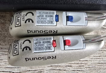 Listing 4 of 5 for ReSound Nexia 9 960 Rechargeable Hearing Aids - Pair - As New Complete Kit