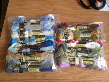 Listing 5 of 8 for 100 Skeins Cross Stitch Embroidery Floss Choose Your Colors