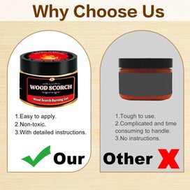Listing 4 of 12 for 1PCS Wood Burning Liquid Torch Paste for Easy DIY to Apply Craft Burnt Leather