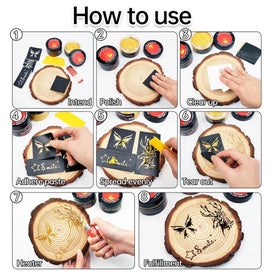 Listing 6 of 12 for 1PCS Wood Burning Liquid Torch Paste for Easy DIY to Apply Craft Burnt Leather