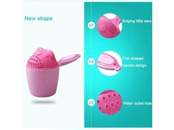 Listing 4 of 10 for Multifunction Kids Shower Cup With Cartoon Bear Design