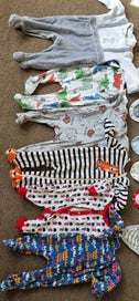 Listing 3 of 3 for Boys Bulk sleepsuits and vests 3-6months