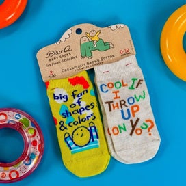 Listing 2 of 2 for Baby Socks - Shapes / Throw Up