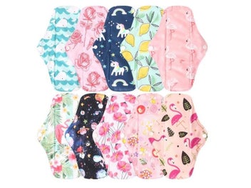 Listing 3 of 10 for Reusable Washable Bamboo Charcoal Panty Liners For Women