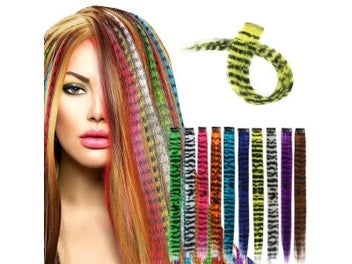 Listing 2 of 9 for Clip-in Colorful Long Straight Synthetic Hair Extensions