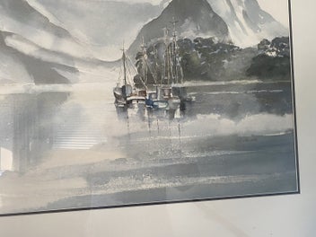 Listing 4 of 4 for Original watercolour by NZ artist and teacher