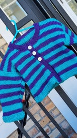 Listing 5 of 12 for Handknitted cardigan to fit size 1