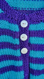 Listing 7 of 12 for Handknitted cardigan to fit size 1