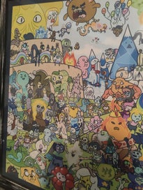 Listing 2 of 6 for Framed Adventure Time print