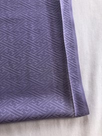 Listing 9 of 9 for Vintage Purple Japanese Rinzu Silk Fabric Piece Kimono Panel