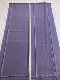 Listing 6 of 11 for Vintage Purple Japanese Rinzu Silk Fabric Pieces X2 Kimono Panels