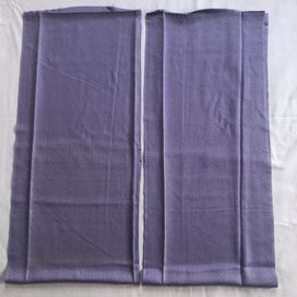 Listing 9 of 11 for Vintage Purple Japanese Rinzu Silk Fabric Pieces X2 Kimono Panels