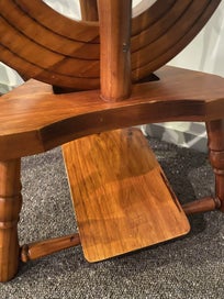 Listing 5 of 5 for Wooden Spinning Wheel