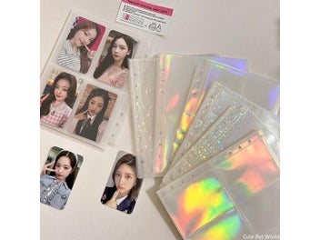 Listing 5 of 10 for 1025pcs A5 Transparent Card Binder Inner Pages For Kpop Album