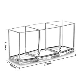 Listing 3 of 6 for Clear Makeup Brush Holder Organizer, Acrylic Cosmetics Brushes Storage Holder
