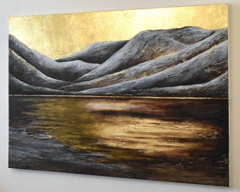 Listing 3 of 11 for THE REMARKABLES - EXTRA LARGE - GOLD LEAF - NZ ORIGINAL