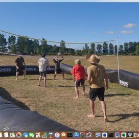 Party Hire Biz - Inflatable Volleyball/Soccer Courts + Gazebos