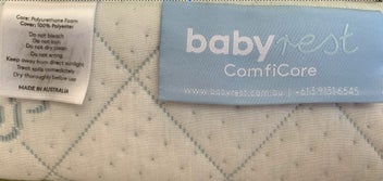 Listing 3 of 4 for Almost new Babyrest folding cot mattress