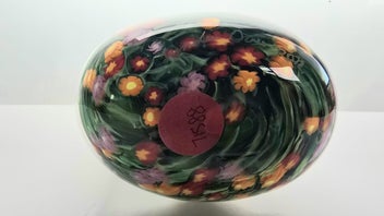 Listing 4 of 8 for Super Heavy LYNDEN OVER Tree Vase - $1 Reserve