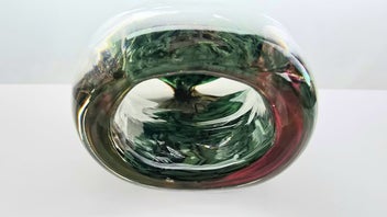 Listing 5 of 8 for Super Heavy LYNDEN OVER Tree Vase - $1 Reserve